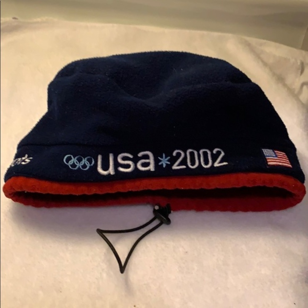 Roots Men's Women’s 2002 Olympics USA Hat Berret Beanie With drawstring